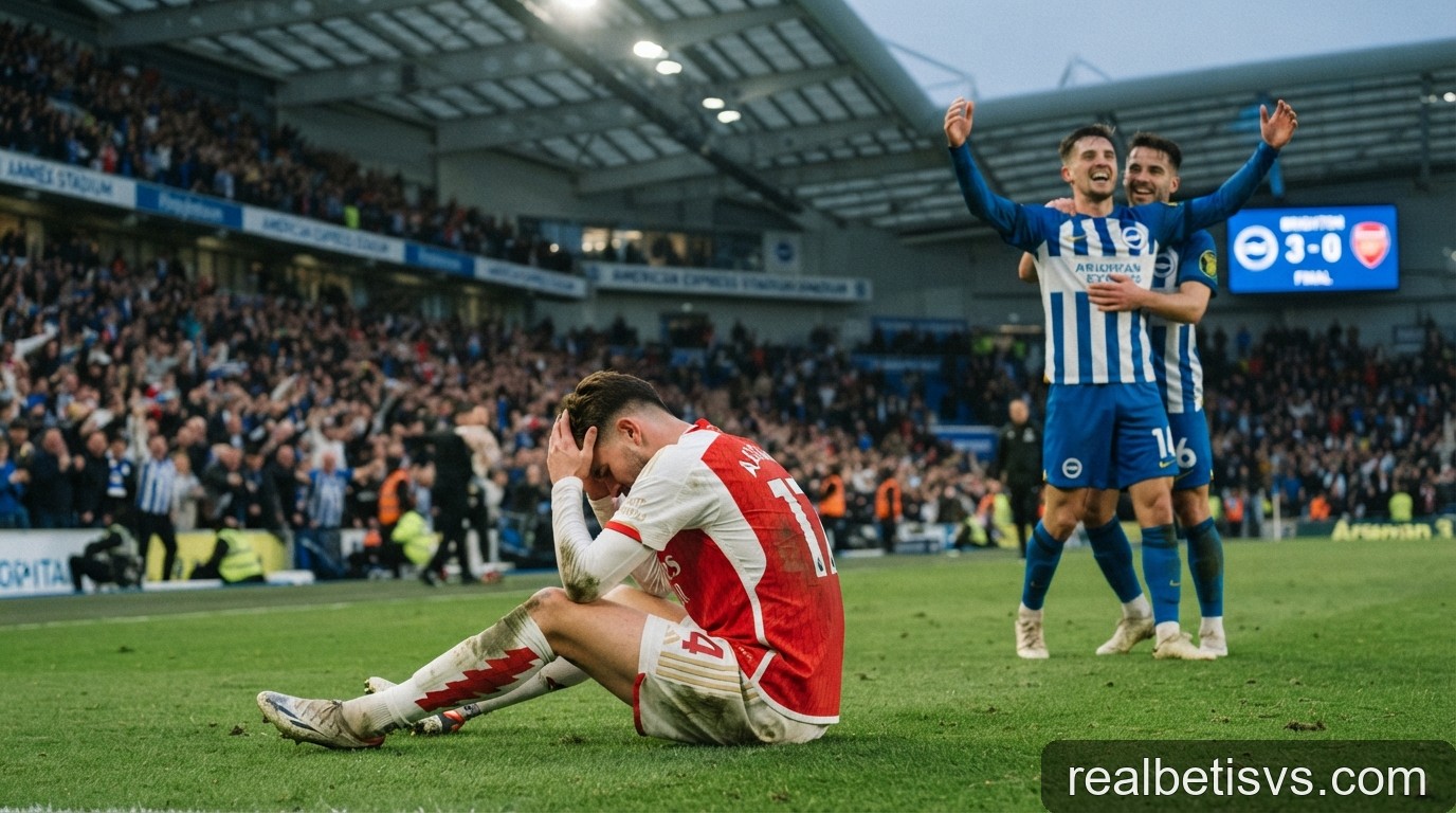 Cú sốc tại Amex: Arsenal đứt mạch bất bại, Brighton khẳng định vị thế 'khắc tinh' của các ông lớn